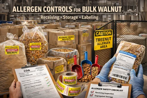 Allergen Controls for Bulk Walnut Programs: Receiving, Storage, and Labeling - Walnut Industrial Applications — Atlas Global Trading Co.