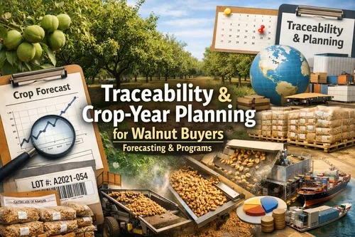 Traceability and Crop-Year Planning for Walnut Buyers: Forecasting and Programs - California Walnut Crop & Harvest — Atlas Global Trading Co.