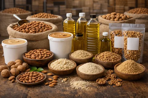 Bulk almond and walnut products catalog for industrial buyers — Atlas Global Trading Co.