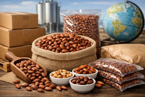 Bulk Dry roasted almonds supplier — Atlas Global Trading Co.