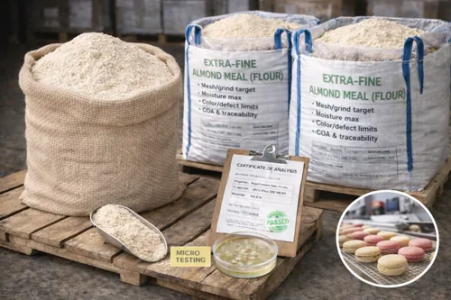 Bulk Extra fine almond meal (flour) supplier — Atlas Global Trading Co.