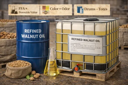 Bulk Refined walnut oil supplier — Atlas Global Trading Co.