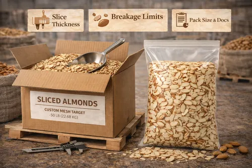 Bulk Sliced almonds supplier — Atlas Global Trading Co.